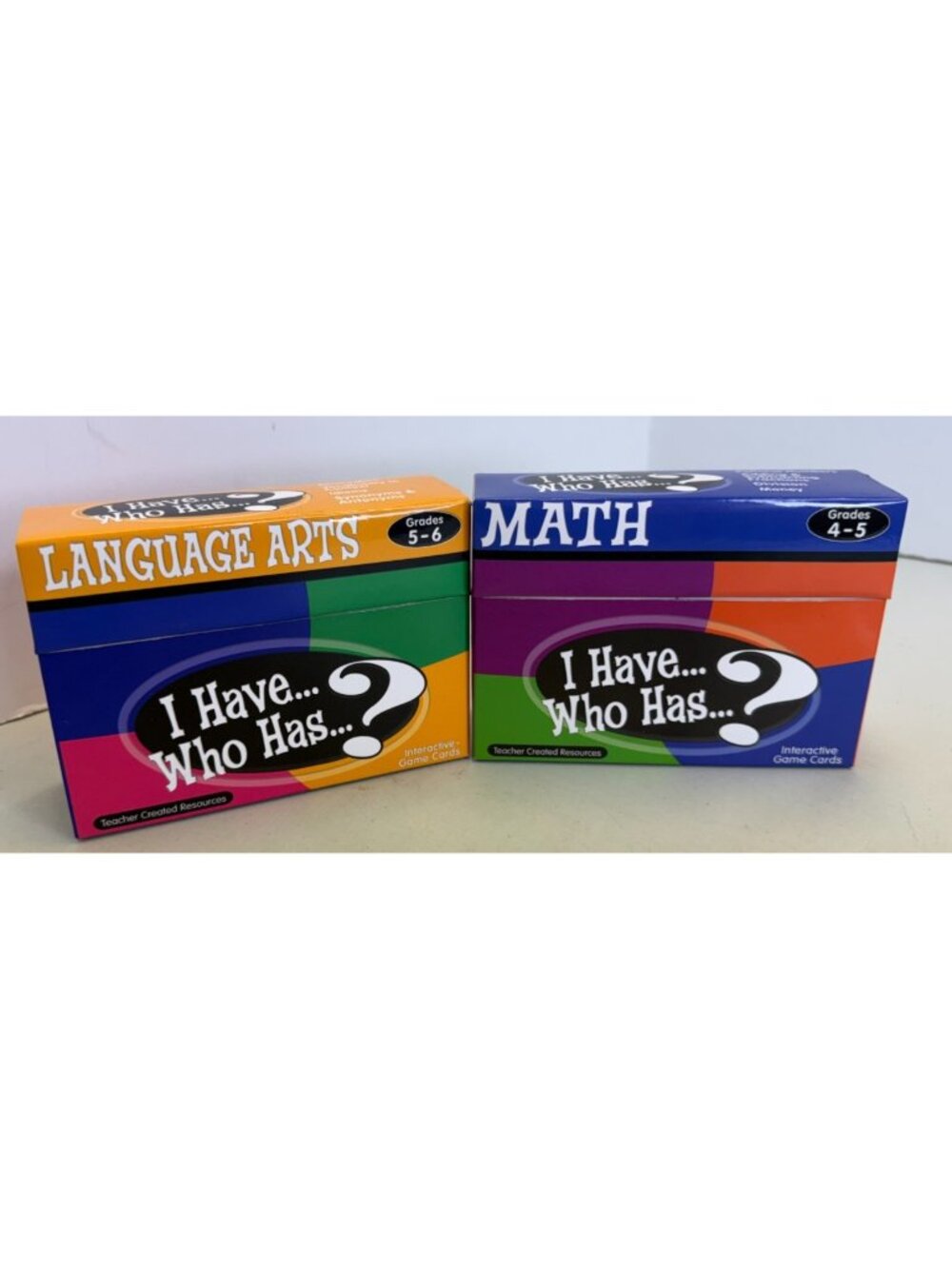 Teacher Created Resources I Have..Who Has? Language Arts Grades 5-6 Math 4-5 Set